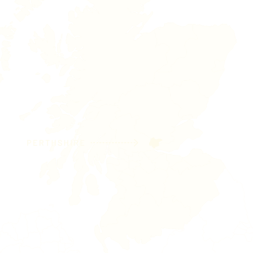 Map of Scotland showing Perthshire